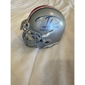 Terrelle Pryor Autographed Ohio State Buckeyes mini helmet